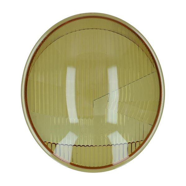 Hovedbilde Gult asymetrisk frontlysglass -07/67