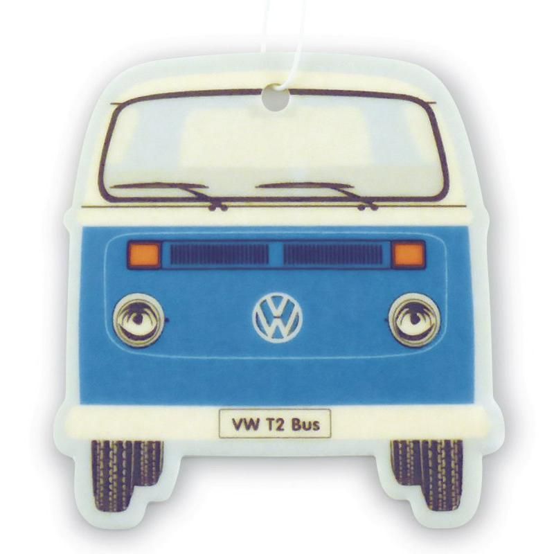 Volkswagen VW T2 Bus Air Freshener - Front/Blu