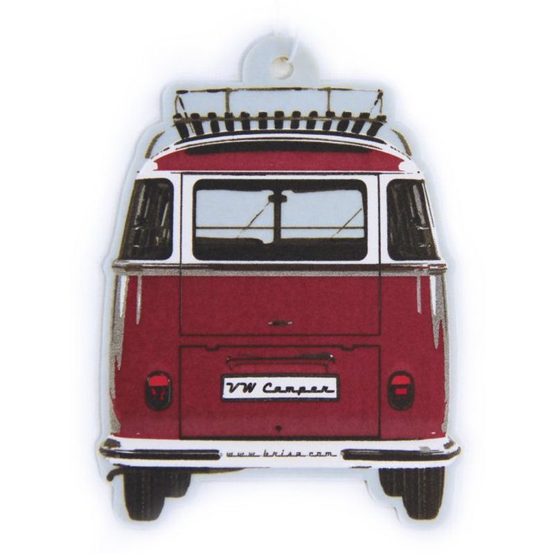 Volkswagen VW T1 Bus Air Freshener - Front/Red/Vanilla