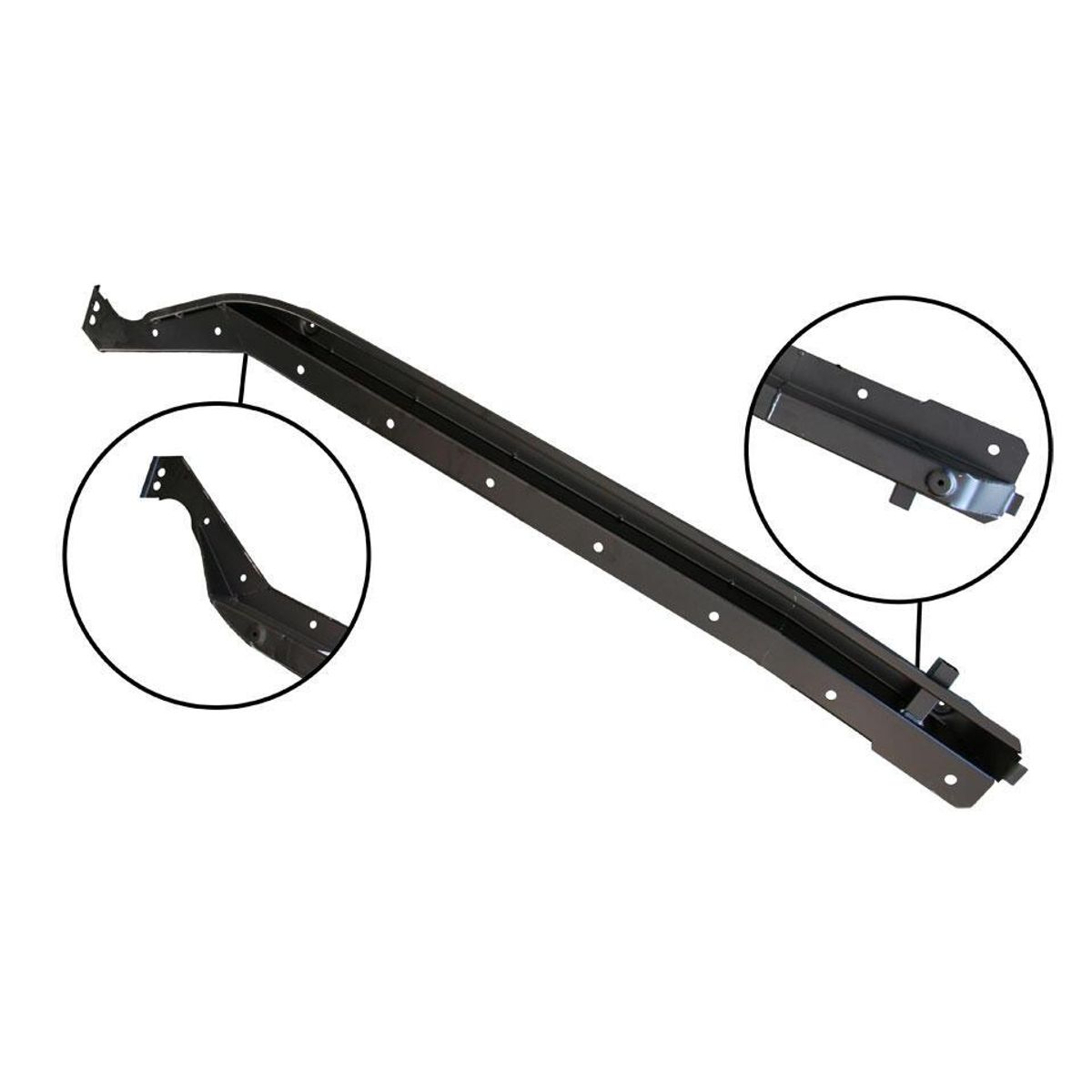 Forsterkning kanal kabriolet høyre BBT 1302/1303